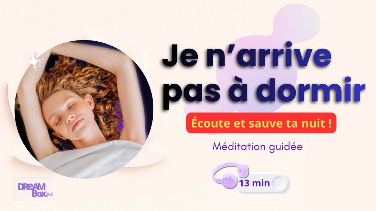 je n'arrive pas à dormir